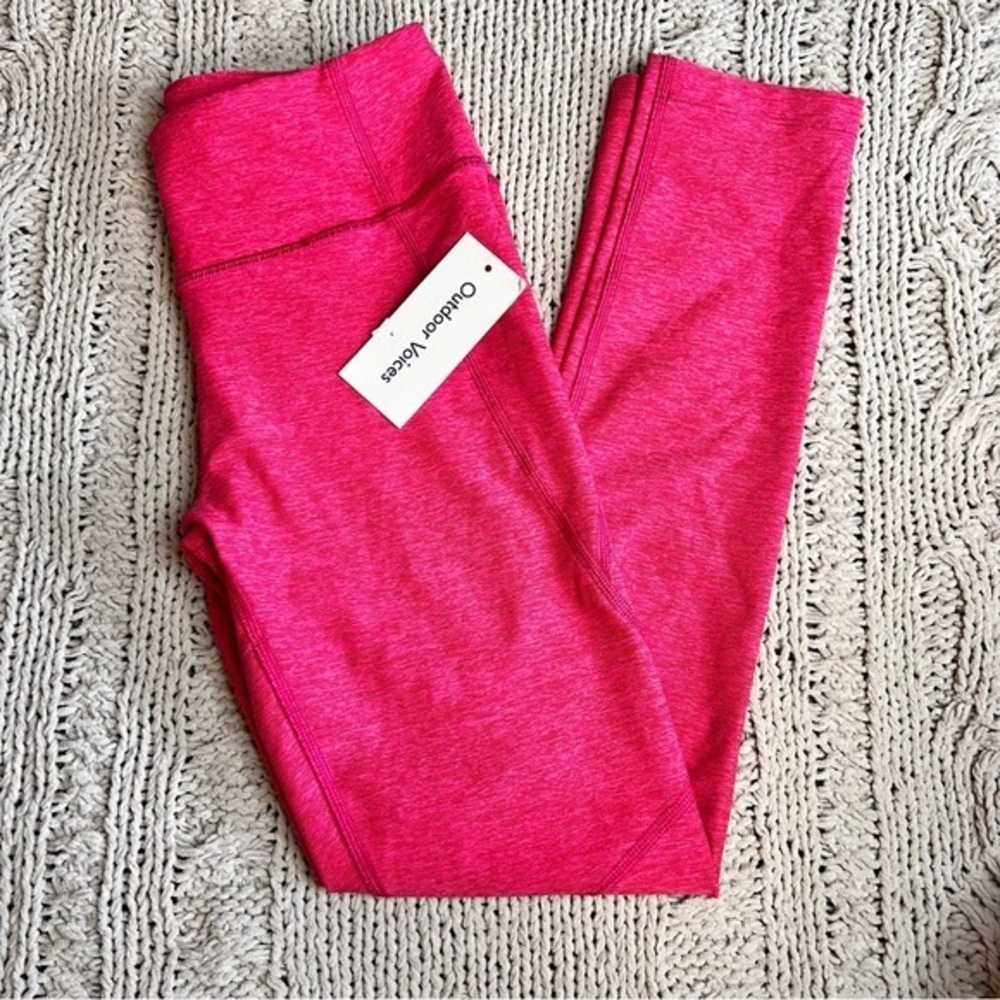 OUTDOOR VOICES Hot Pink Leggings‎ Size XS NWT
